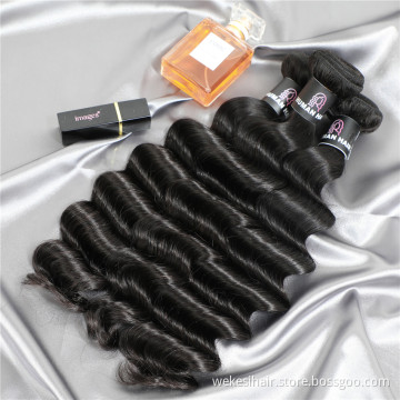 100% Full Cuticle Aligned Mink Brazilian Hair 10A 9A Grade Loose Wave Virgin Remy Human Hair Extensions 100% Human Hair Bundles
